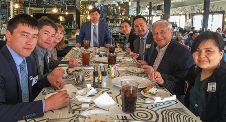 Kyrgyz Mayors lunch with Congressman Harry Mitchell